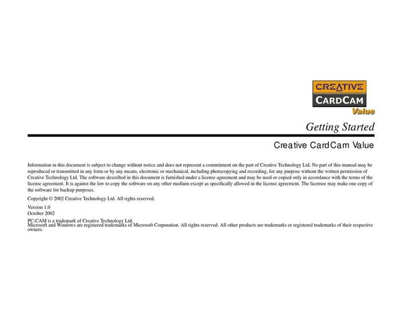 Creative CardCam Value Getting started