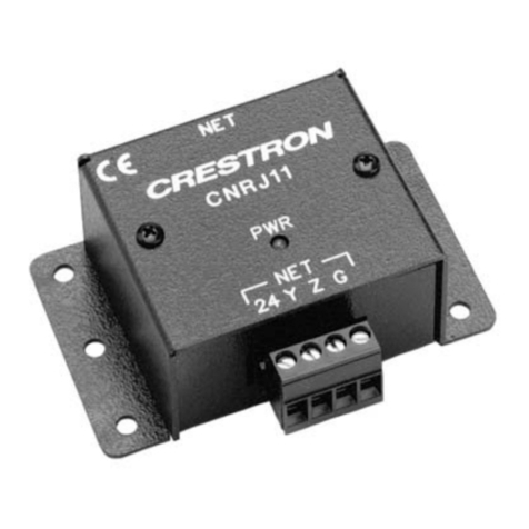 Crestron CNRJ11 user guide