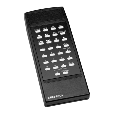 Crestron CNRFHT-15A User manual