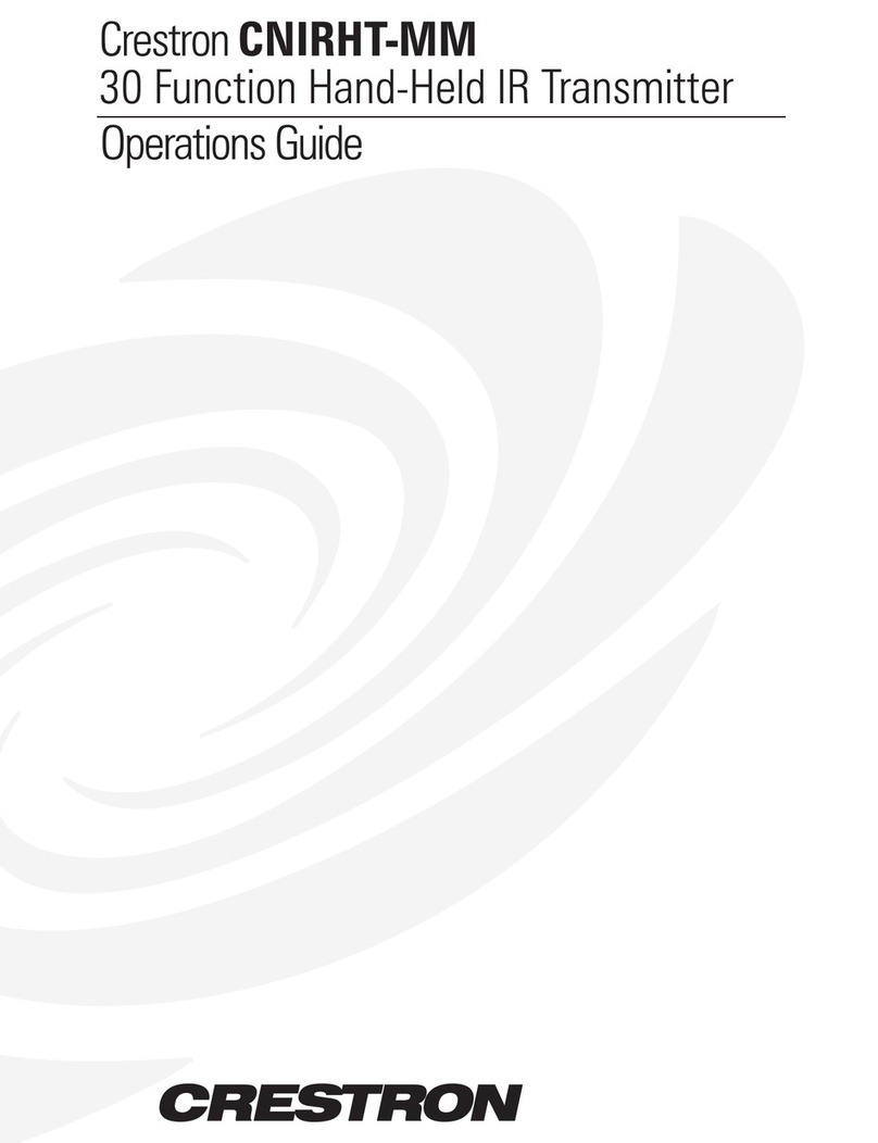 Crestron CNIRHT-MM User manual