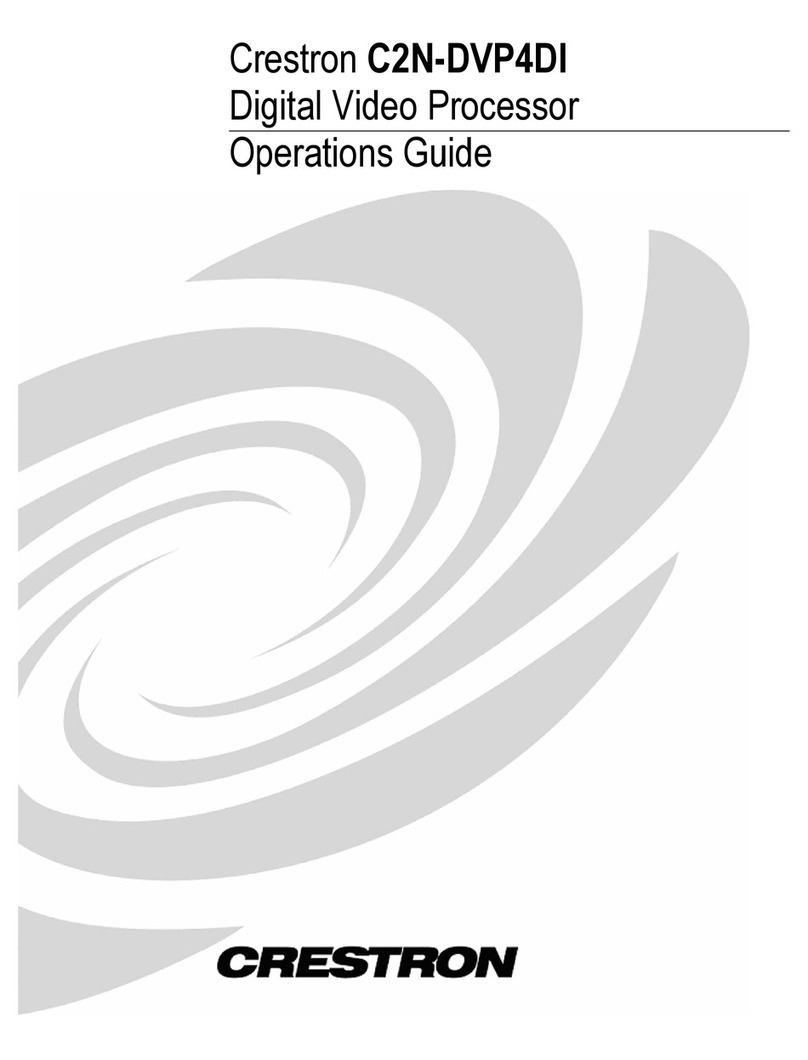 Crestron C2N-DVP4DI User manual