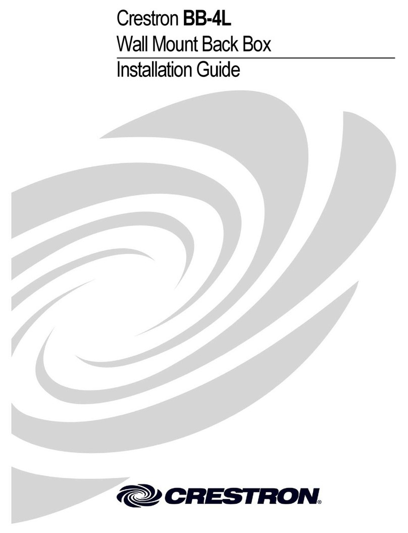 Crestron BB-4L installation guide