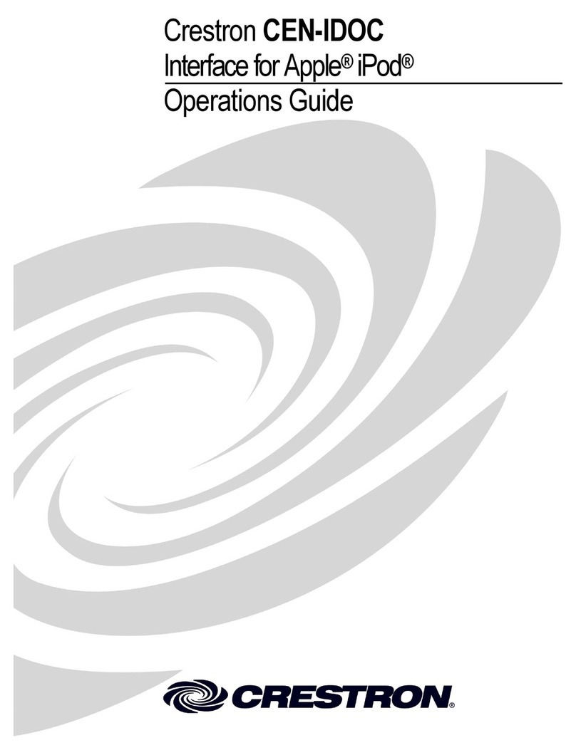Crestron CEN-IDOC User manual