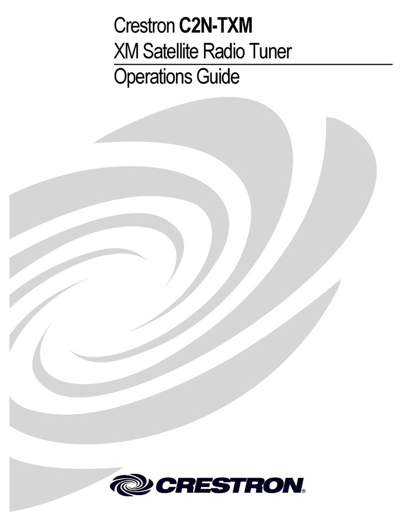 Crestron C2N-TXM User manual