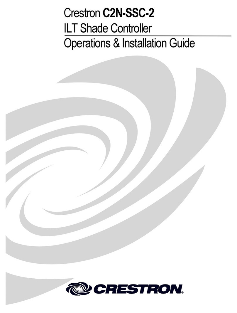 Crestron C2N-SSC-2 Operations & installation guide