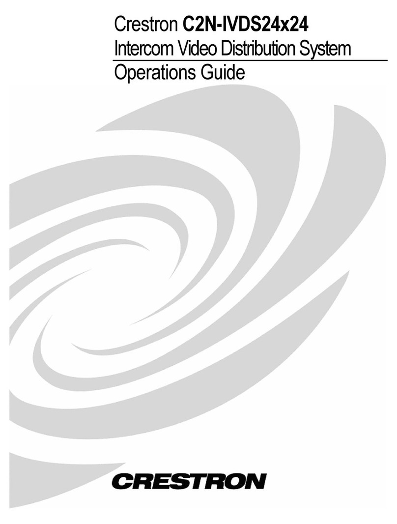 Crestron C2N-IVDS24X24 User manual