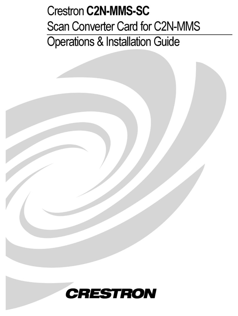 Crestron C2N-MMS-SC How to use
