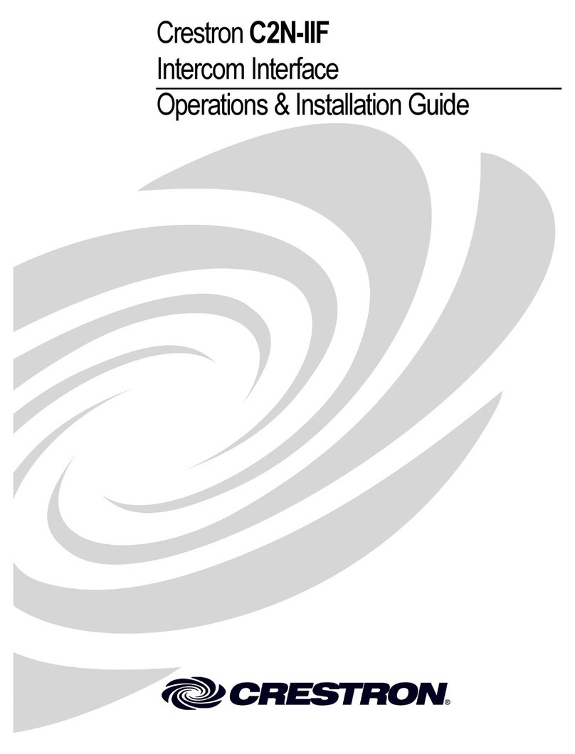 Crestron C2N-IIF How to use