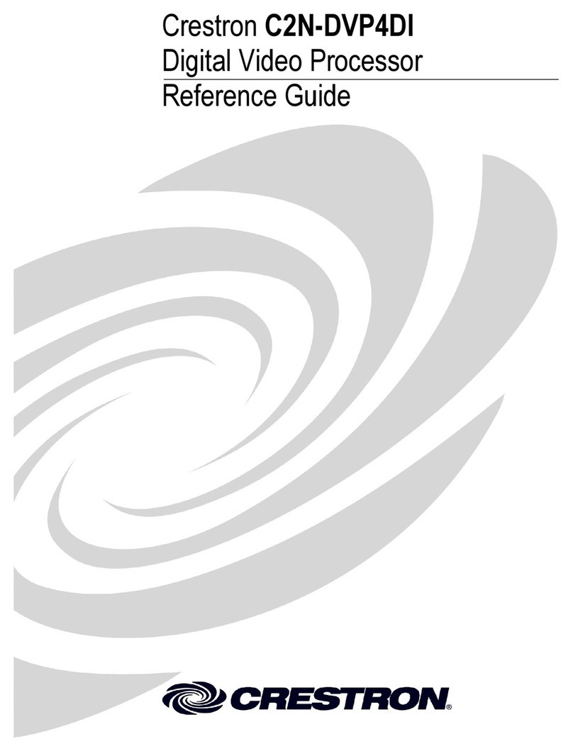 Crestron C2N-DVP4DI User manual