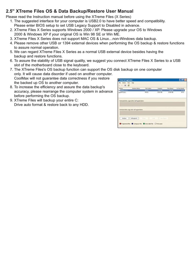 Coolmax X3-B-U2 user manual