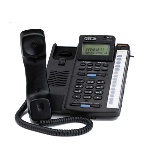 Cortelco COLLEAGUE 2220 Setup guide