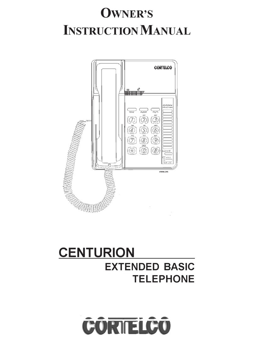 Cortelco 3691 Setup guide