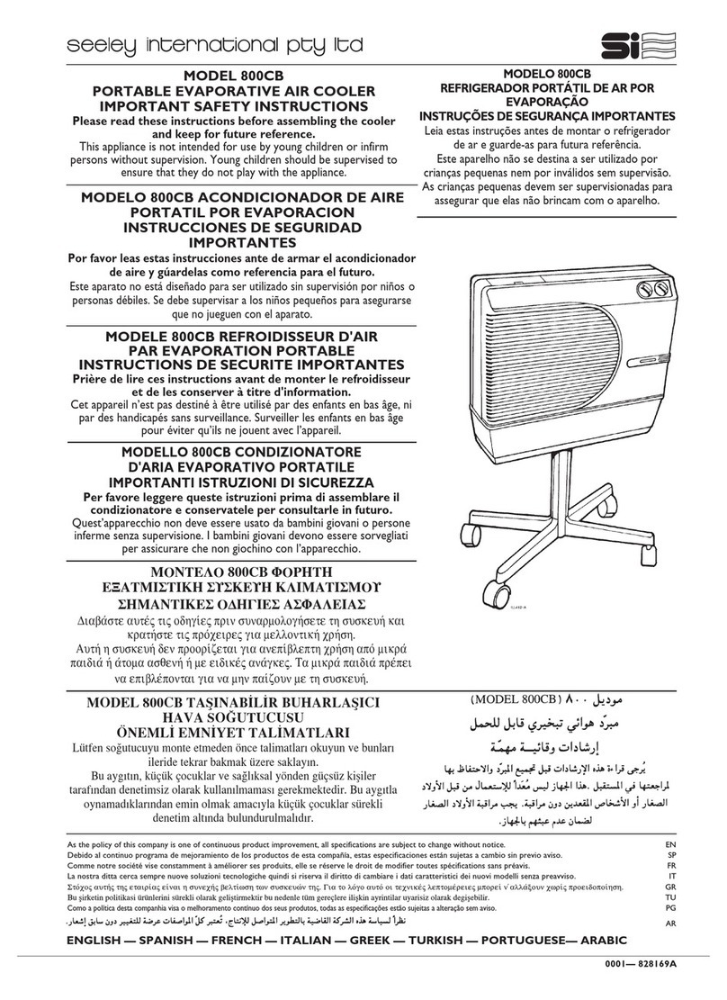 Seeley 800CB User manual
