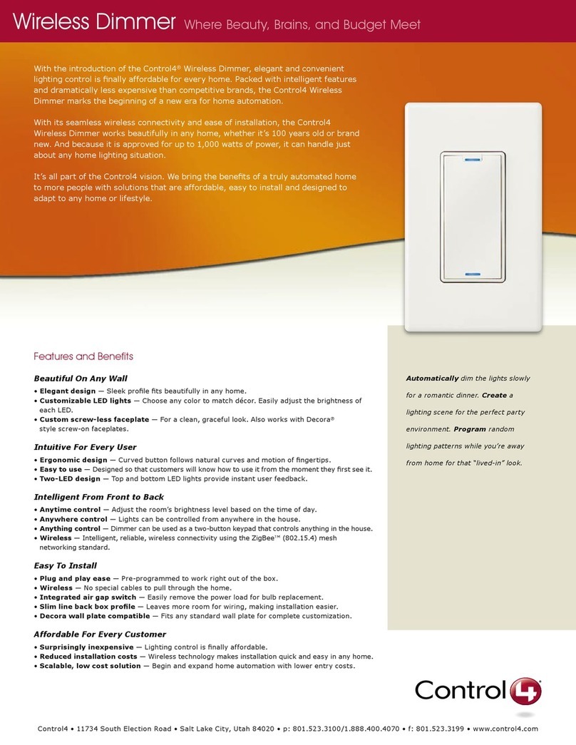 Contro l4 LDZ-101 User manual