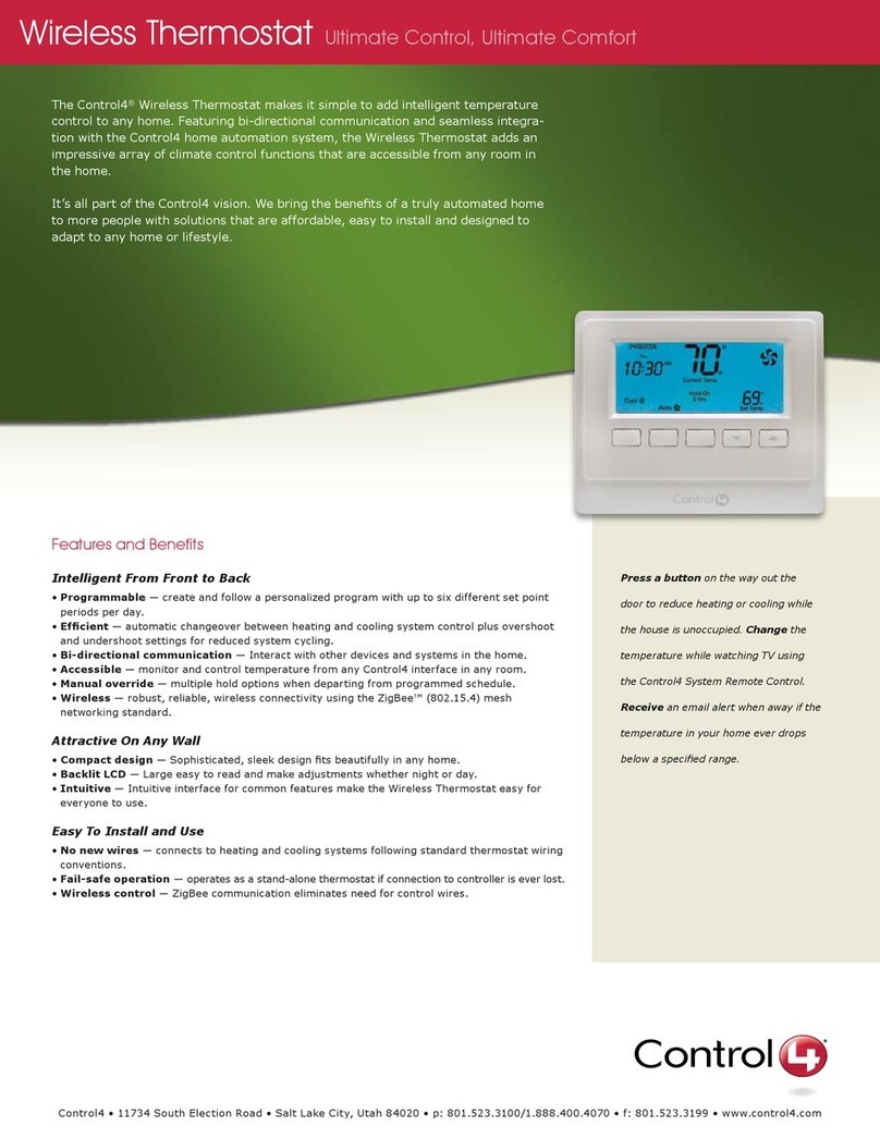 Contro l4 CCZ-T1 Specifications