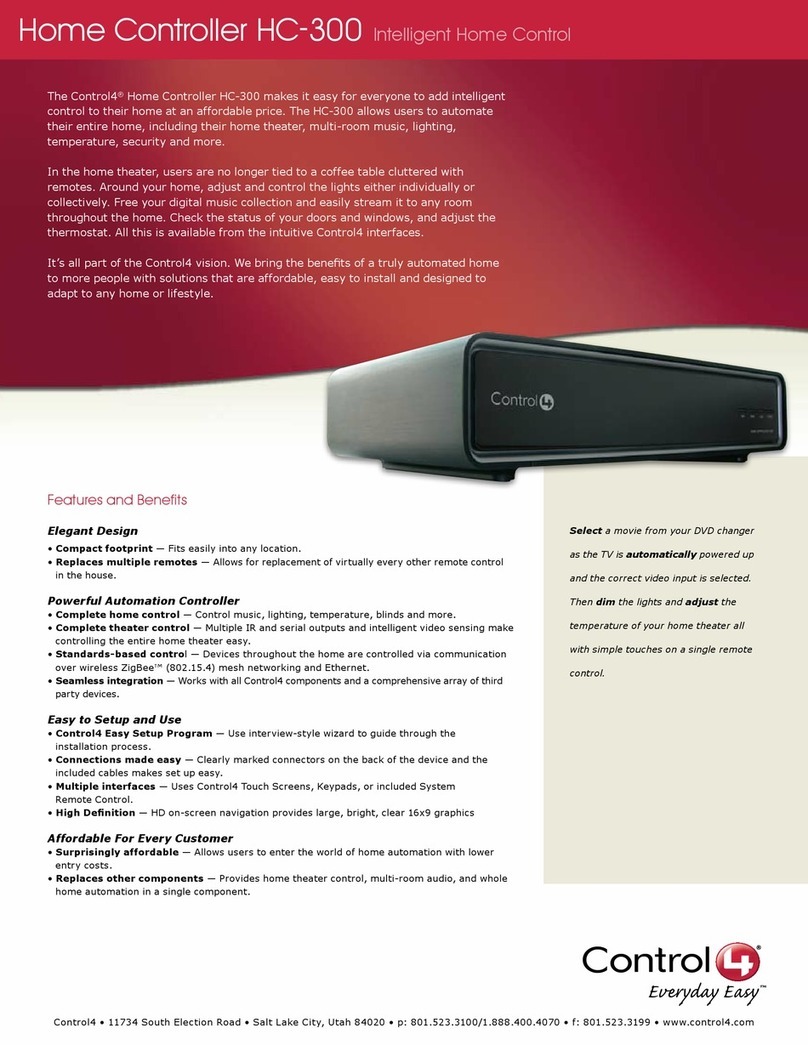Contro l4 C4-HC300-B Specifications