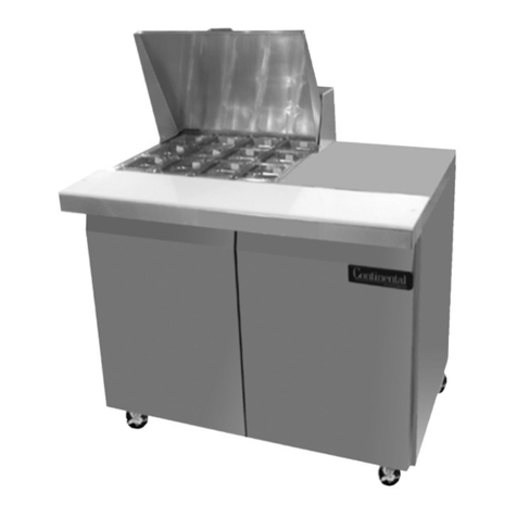 Continental Refrigerator SW36-10 User manual