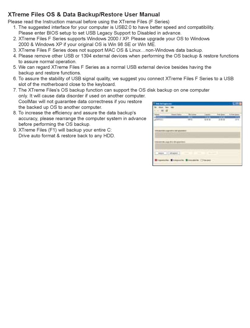 Coolmax F1-U2 User manual