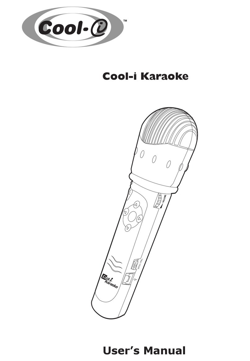 Cool-Icam Cool-I Karaoke user manual