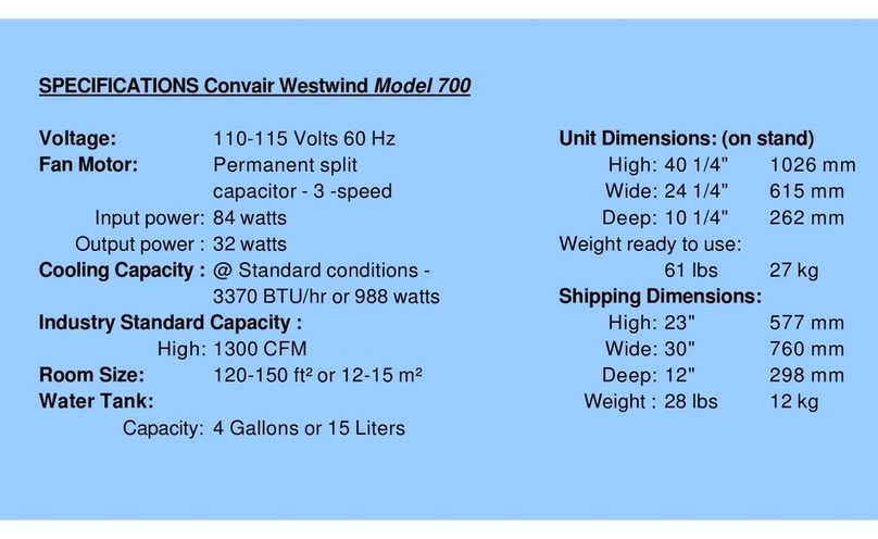 Convair Westwind 700 User manual Convair Westwind 700 User manual