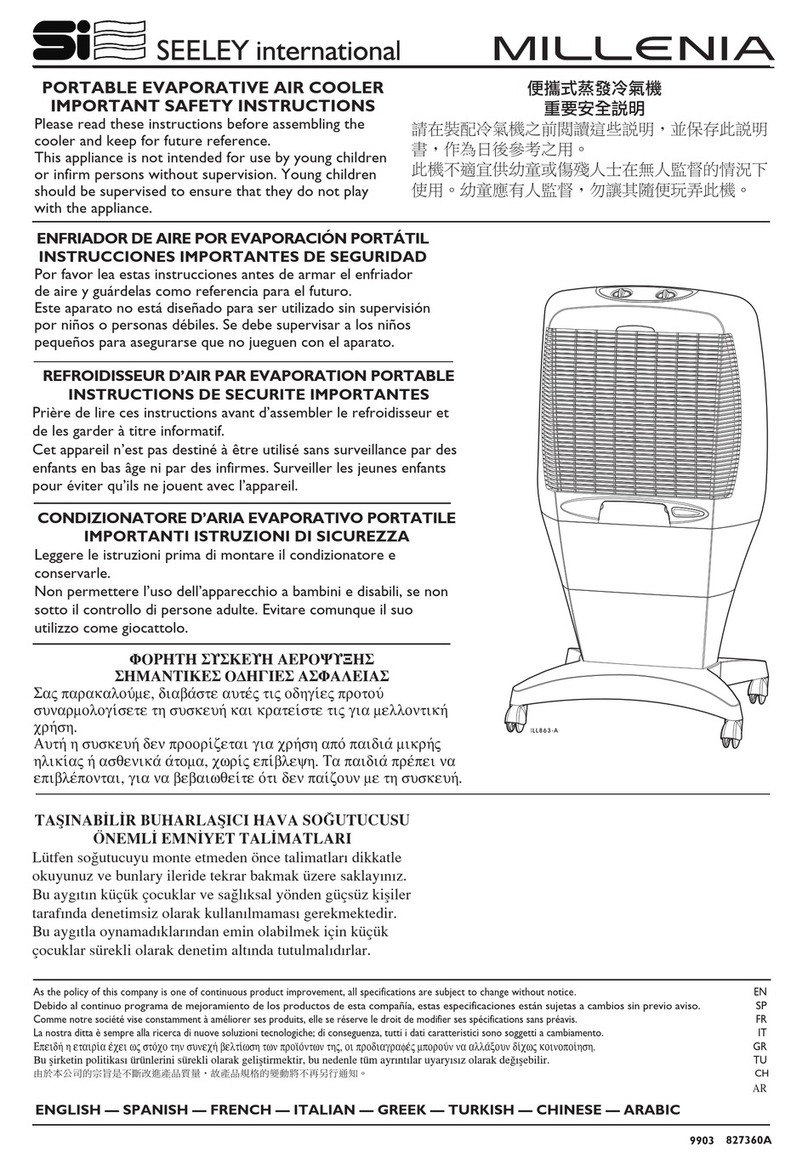 Seeley Millenia 1000 User manual