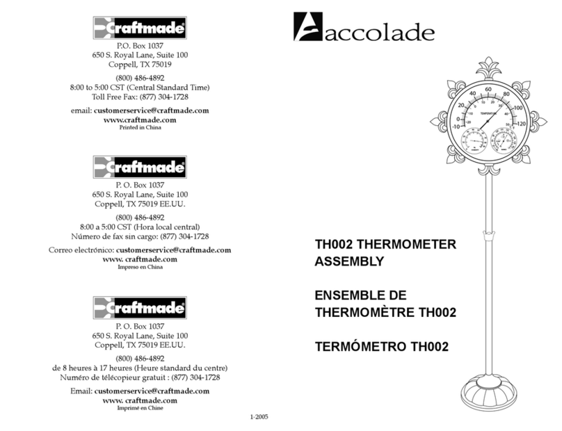 Craftmade Accolade TH002 Assembling instructions