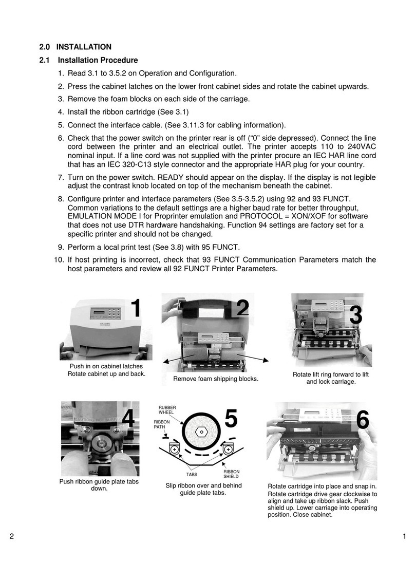Craden DP8 User manual