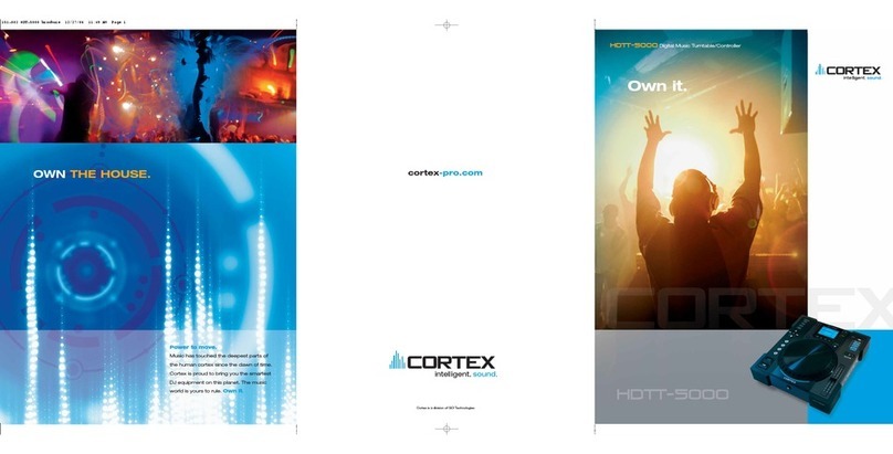 Cortex HDTT-5000 User manual Cortex HDTT-5000 User manual