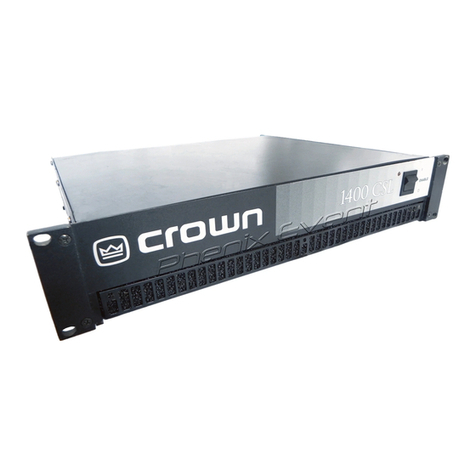 Crown 1400 CSL User manual