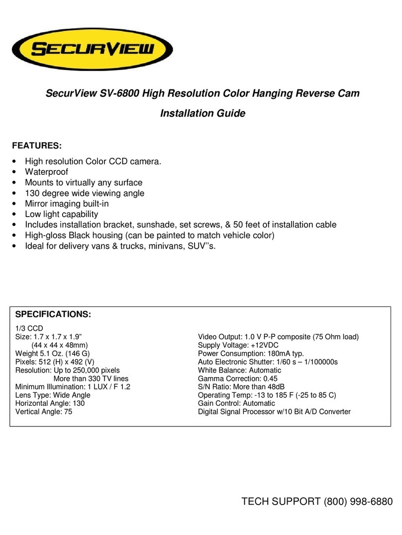 SecurView SV-6800 installation guide
