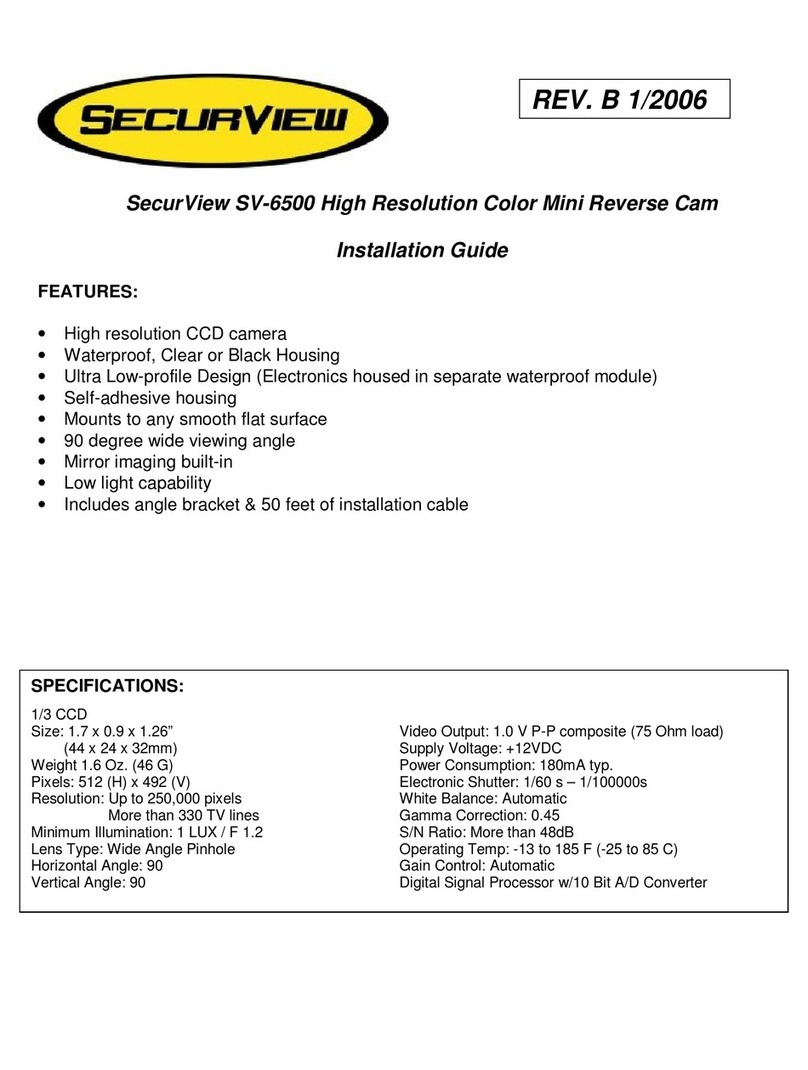 SecurView SV-6500 installation guide