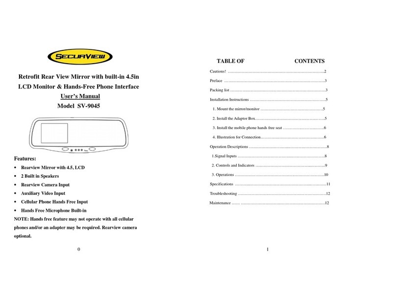 CrimeStopper SecurView SV-9045 user manual