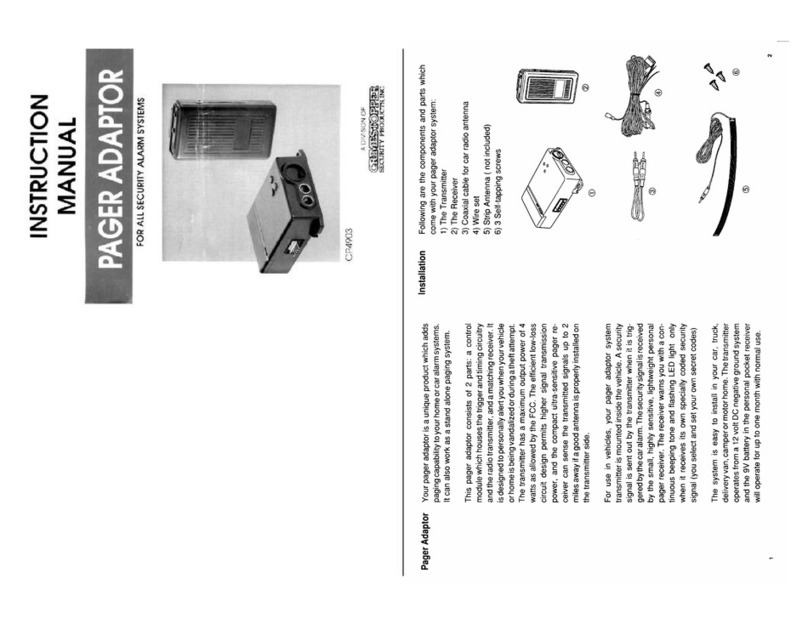 CrimeStopper CP-4903 instruction manual