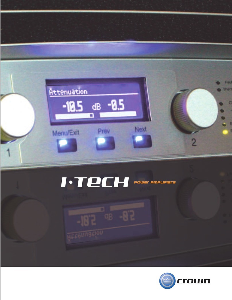 Crown I-Tech I-T4000 User manual
