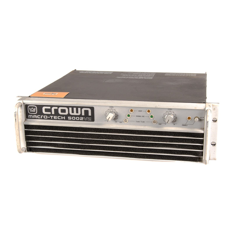 Crown Macro-Tech MA-5000VZ User manual
