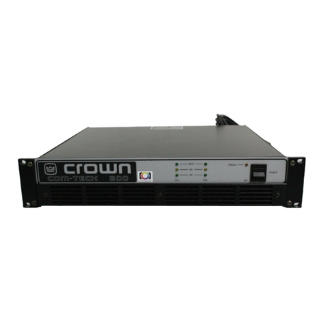 Crown Com-Tech CT-1600 User manual