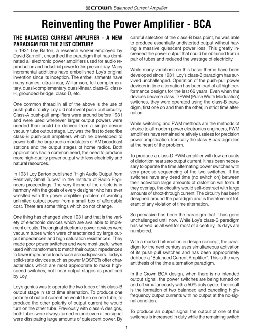 Crown BCA supplementary guide