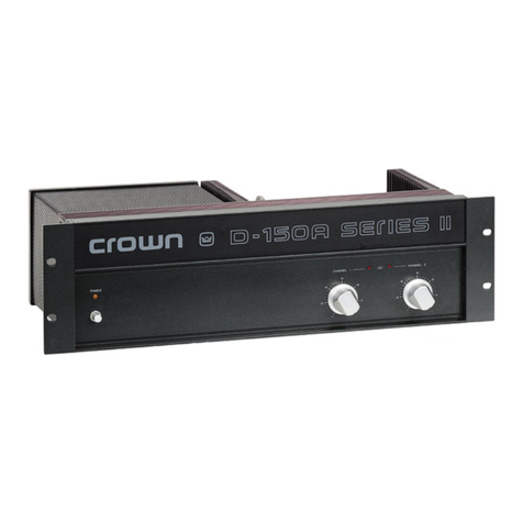 Crown D-150A Series II User manual