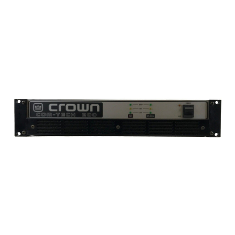 Crown Com-Tech CT-200 User manual