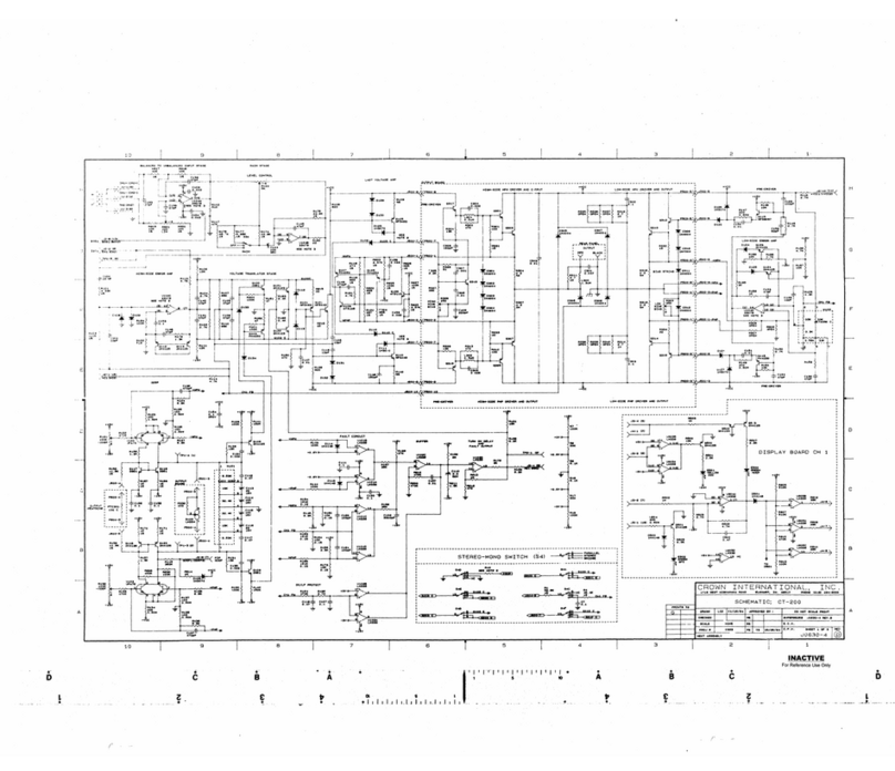 Crown Com-Tech CT-200B Wiring diagram