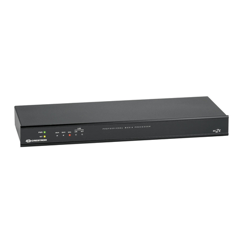 Crestron MC2E User manual