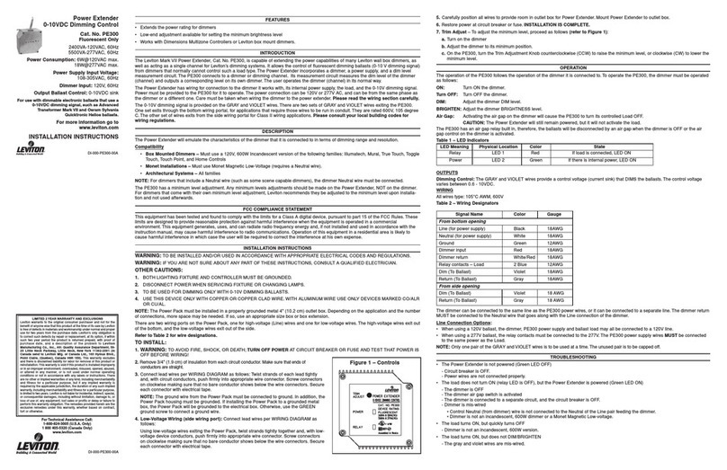 Crestron LEPB-4 installation instructions