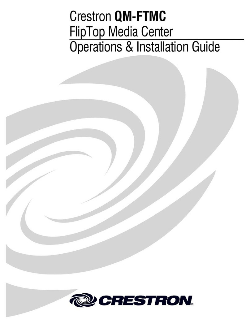 Crestron QM-FTMC Quick start guide Crestron QM-FTMC Quick start guide