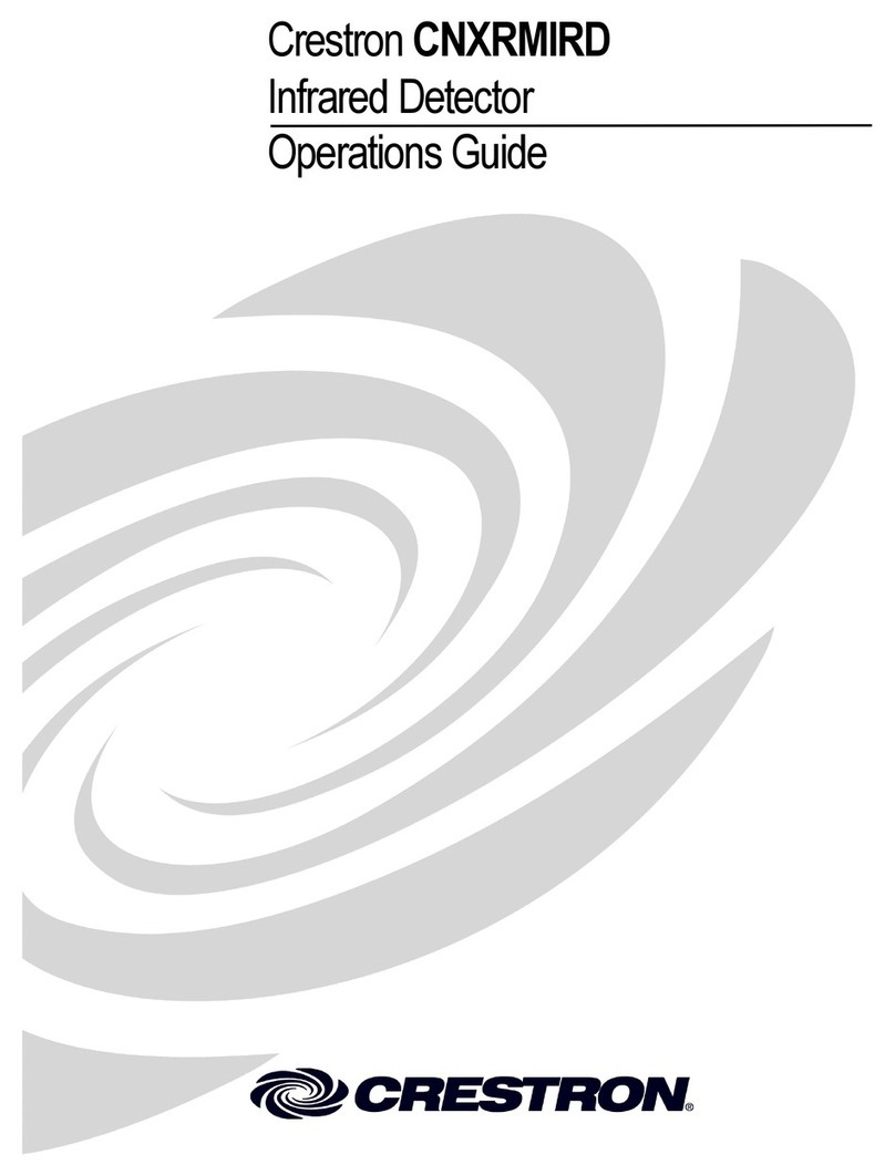 Crestron CNXRMIRD User manual
