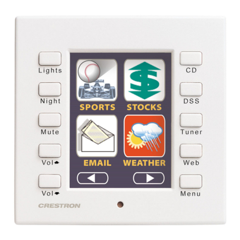 Crestron CT-1000 User manual