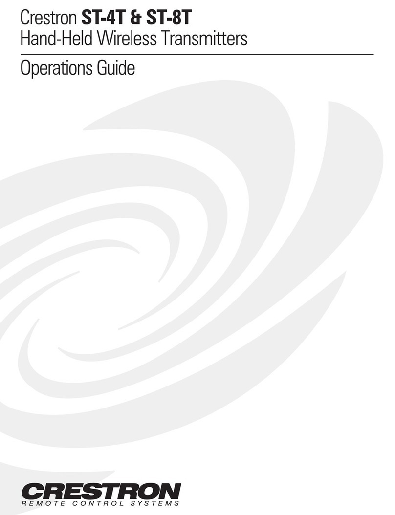 Crestron ST-4T User manual
