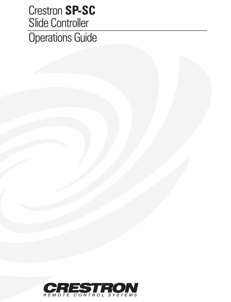 Crestron SP-SC User manual