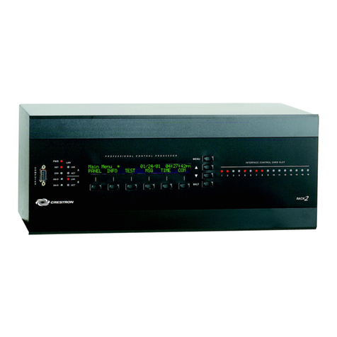 Crestron RACK2 User manual Crestron RACK2 User manual