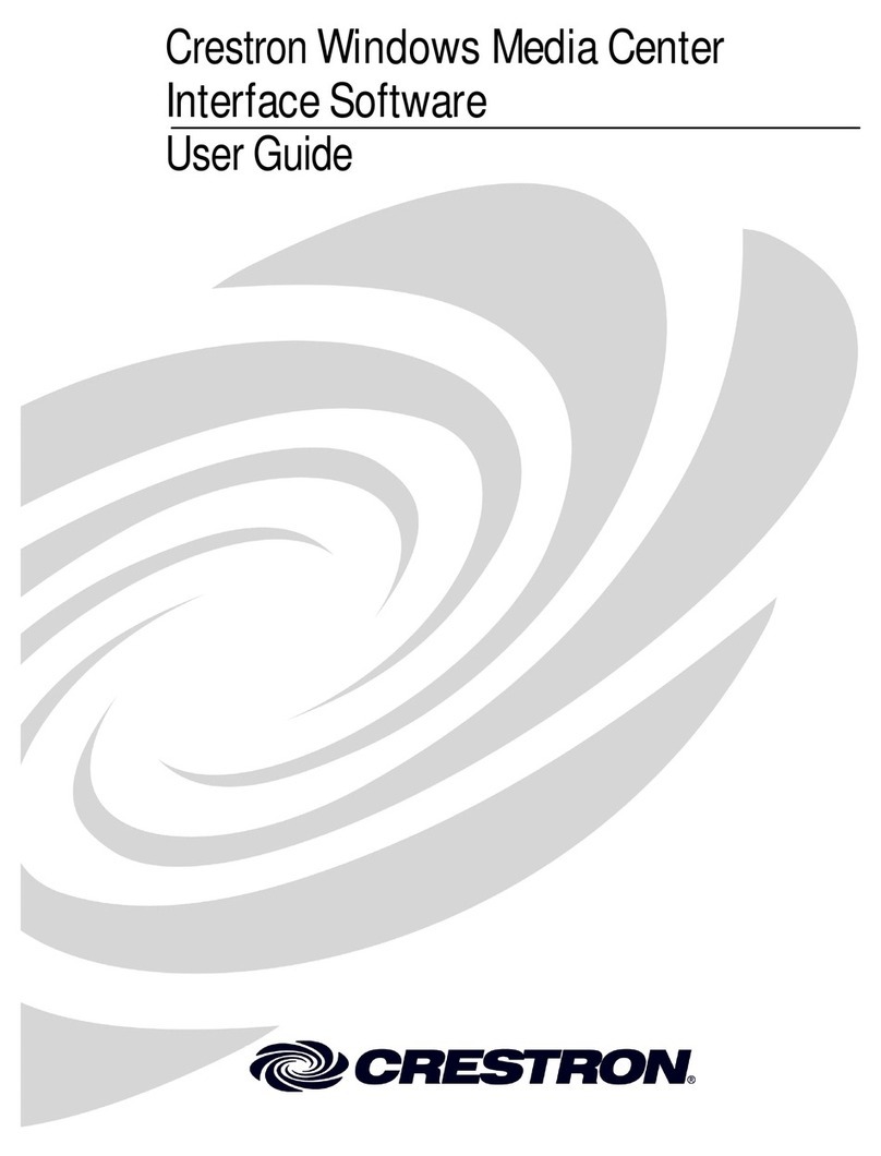 Crestron SW-WMC User manual
