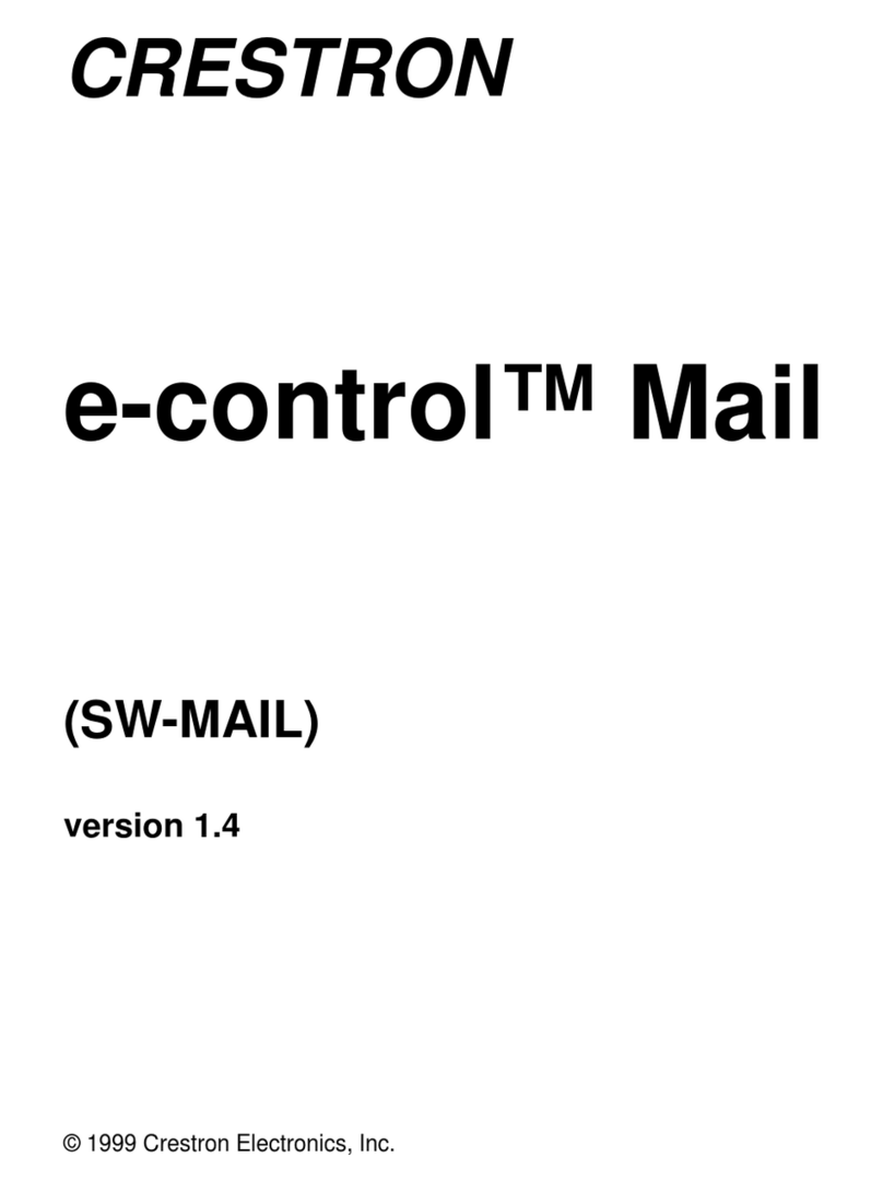 Crestron SW-MAIL user guide